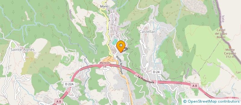 localisation de l'entreprise ZGUEDTFON à MENTON