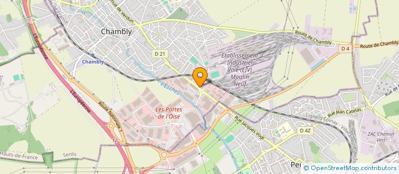 localisation de l'entreprise ZH 2 DESTOCK à CHAMBLY
