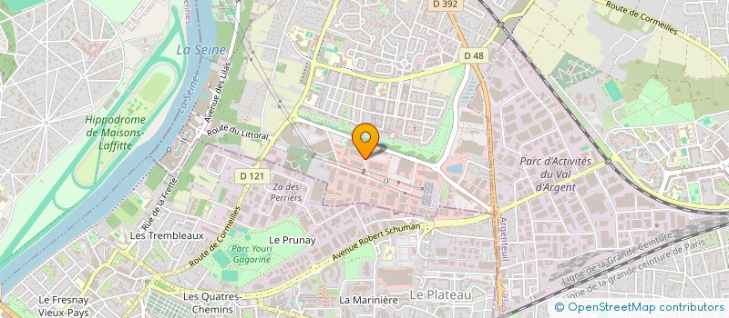 localisation de l'entreprise ZH 3 DESTOCK  CORMEILLES-EN-PARISIS