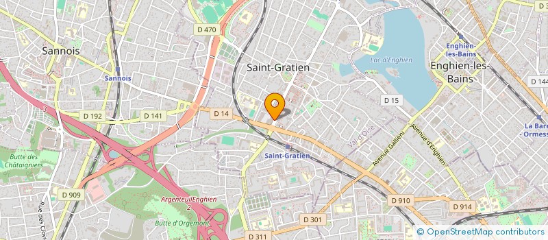 localisation de l'entreprise ZH CONSULTING  SAINT-GRATIEN