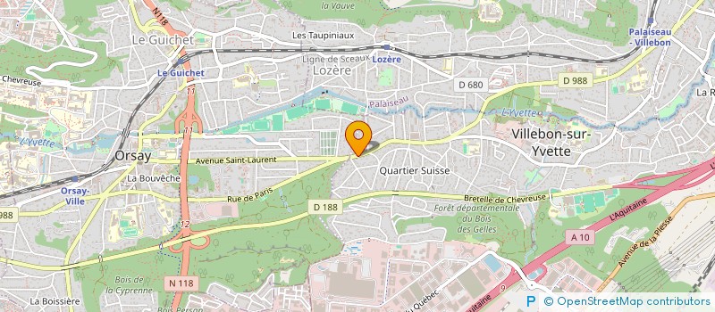 localisation de l'entreprise ZH DELICES  VILLEBON-SUR-YVETTE