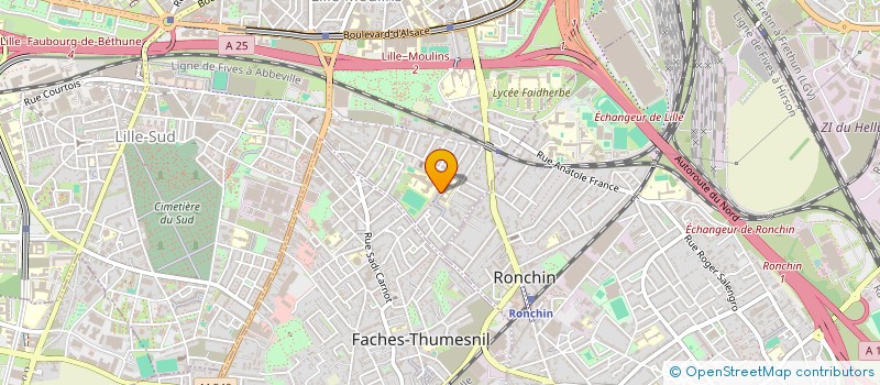 localisation de l'entreprise ZH ETANCHEITE à LILLE