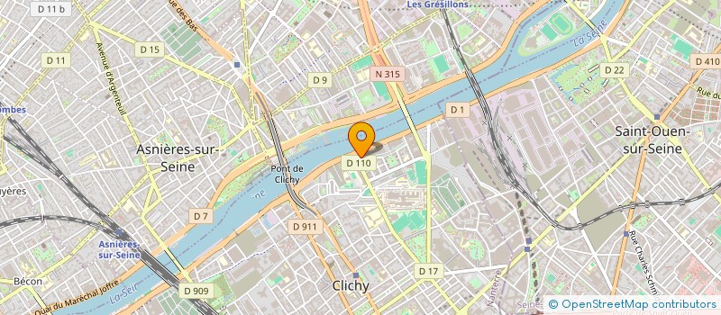 localisation de l'entreprise ZH FAMILIALE à CLICHY