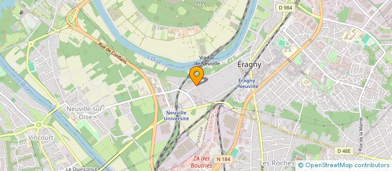 localisation de l'entreprise ZH HOLDING  ERAGNY