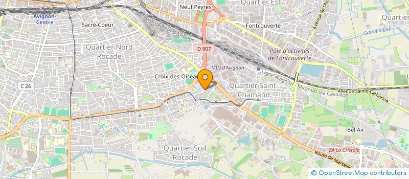 localisation de l'entreprise ZH IMMO 84  AVIGNON