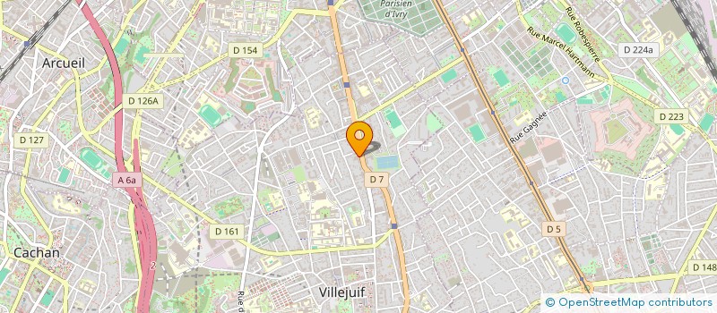 localisation de l'entreprise ZH PAREBRISE  VILLEJUIF