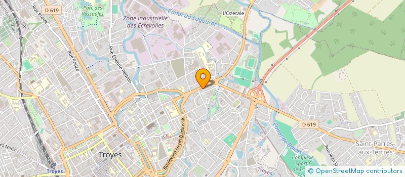 localisation de l'entreprise ZH PRO à TROYES