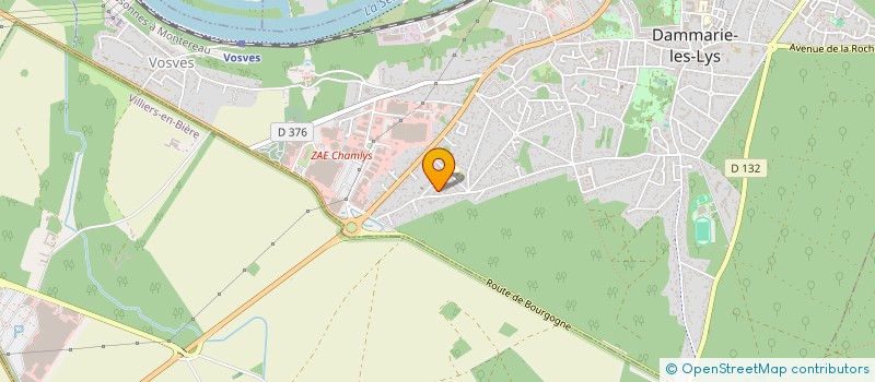 localisation de l'entreprise ZH TRANSPORTS à DAMMARIE-LES-LYS