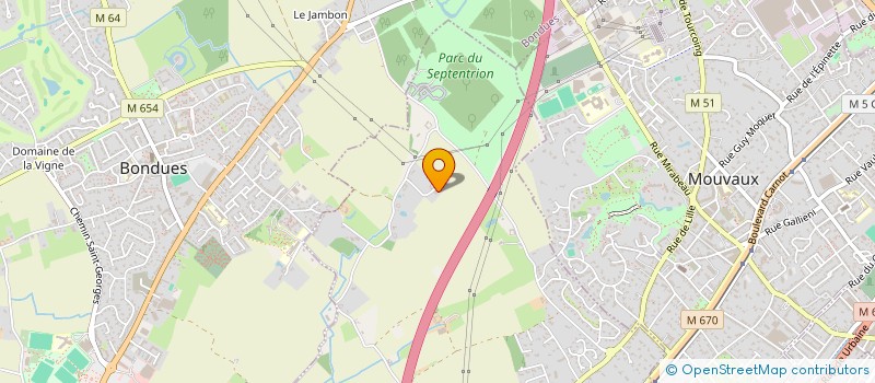 localisation de l'entreprise ZH113  MARCQ-EN-BARUL
