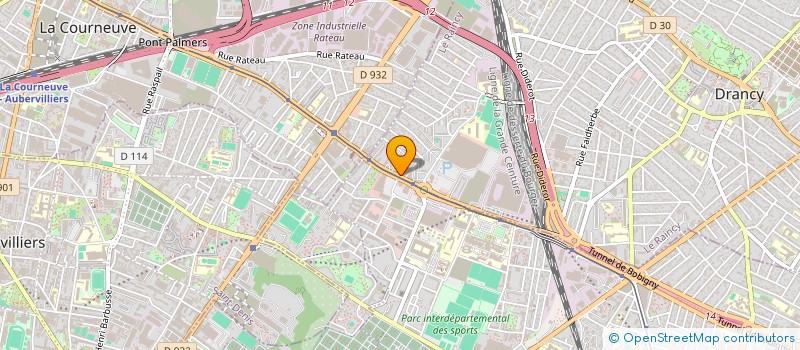 localisation de l'entreprise ZHAN HONG à DRANCY