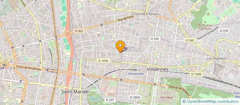 localisation de l'entreprise ZHAN MODE à MONTREUIL