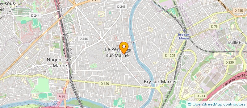 localisation de l'entreprise ZHANG ET GUSELLA  LE PERREUX-SUR-MARNE