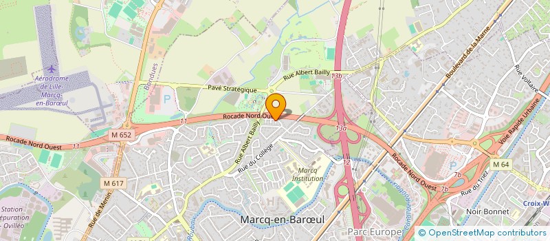 localisation de l'entreprise ZHANG HOLDING à MARCQ-EN-BARŒUL