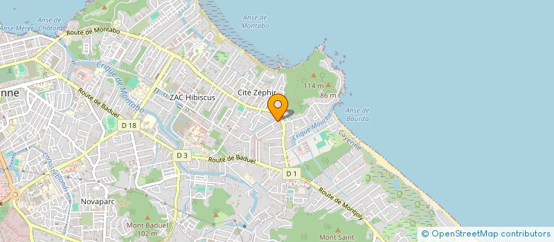 localisation de l'entreprise ZHANG KAI LUN  CAYENNE