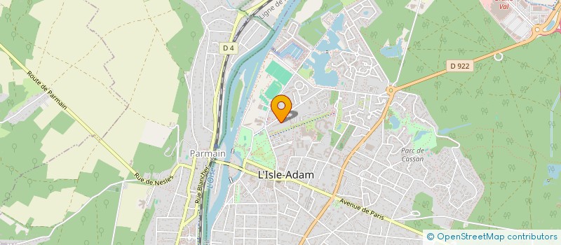 localisation de l'entreprise ZHANG MMC  L'ISLE-ADAM