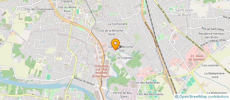 localisation de l'entreprise ZHAO-CHEN LMNP  ORLEANS