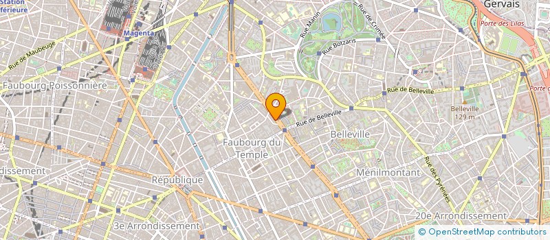 localisation de l'entreprise ZHAO ET LI à PARIS