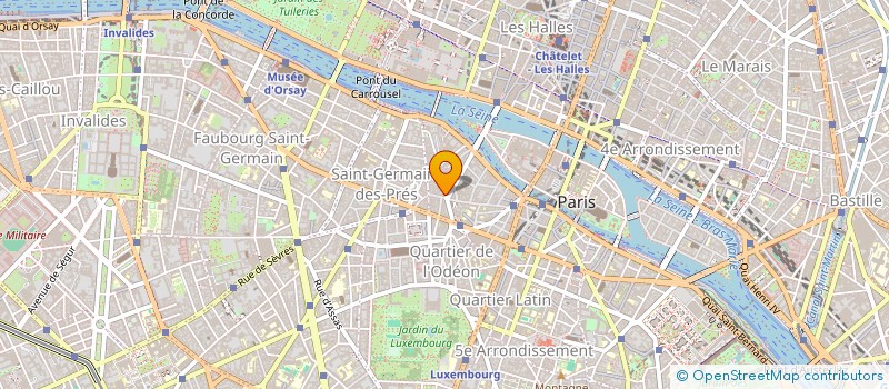 localisation de l'entreprise ZHAO SGDP  PARIS