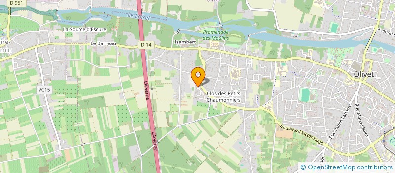 localisation de l'entreprise ZHD DRIVER  OLIVET