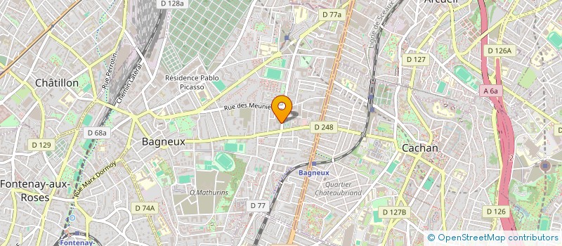 localisation de l'entreprise ZHEKAI à BAGNEUX