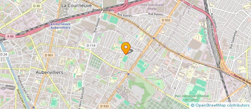 localisation de l'entreprise ZHEN FA  AUBERVILLIERS