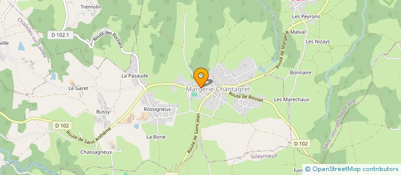 localisation de l'entreprise ZHENAE  MARGERIE-CHANTAGRET