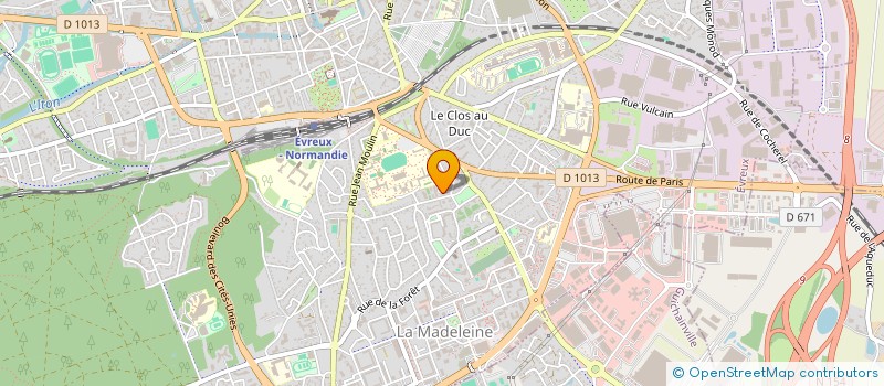 localisation de l'entreprise ZHENG  EVREUX