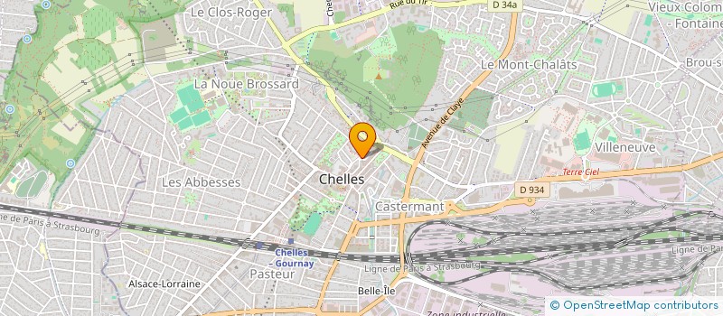 localisation de l'entreprise ZHENG ET WANG  CHELLES