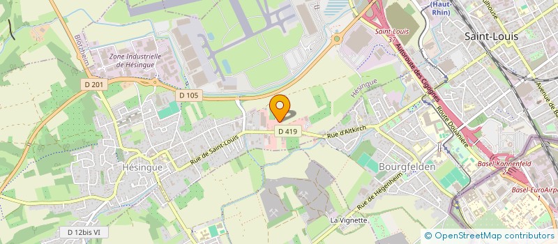 localisation de l'entreprise ZHENG FUSION  HESINGUE