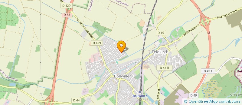 localisation de l'entreprise ZHENG IMMOBILIER  BOLLWILLER