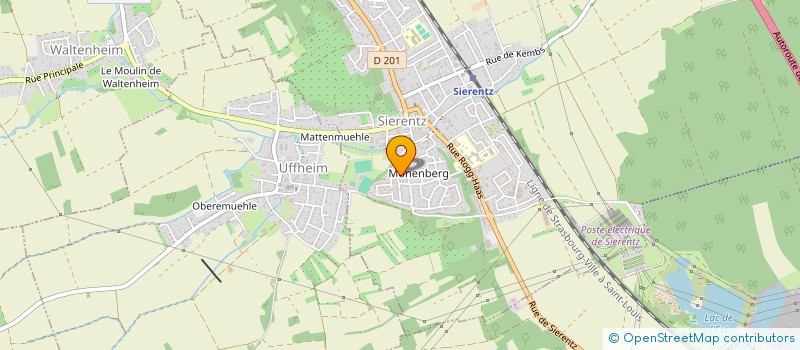 localisation de l'entreprise ZHENG QI BIEN ETRE  SIERENTZ