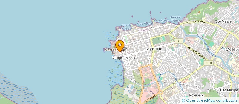 localisation de l'entreprise ZHENG & ZHANG  CAYENNE