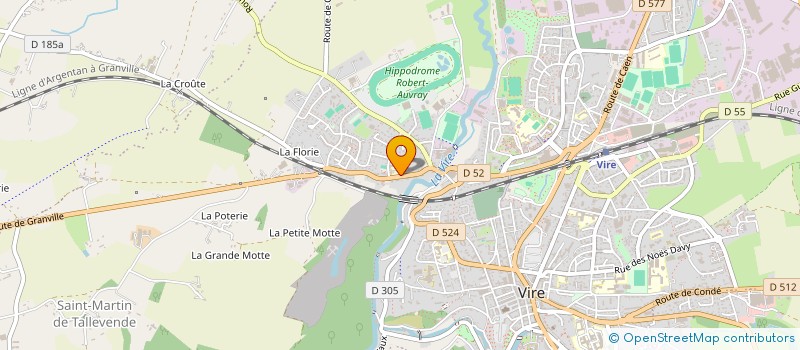 localisation de l'entreprise ZHERE  VIRE NORMANDIE