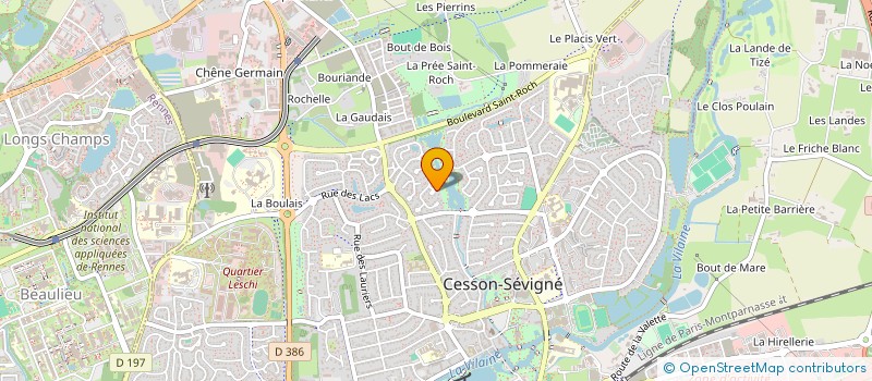 localisation de l'entreprise ZHESTIA  CESSON-SEVIGNE
