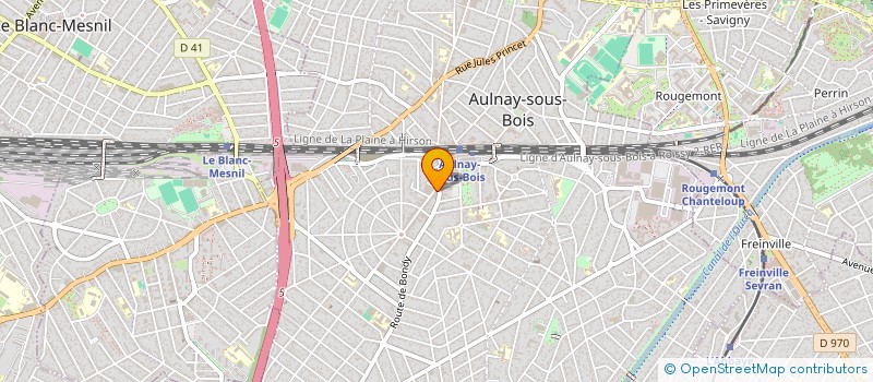 localisation de l'entreprise ZHG à AULNAY-SOUS-BOIS