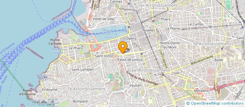localisation de l'entreprise ZHH à MARSEILLE