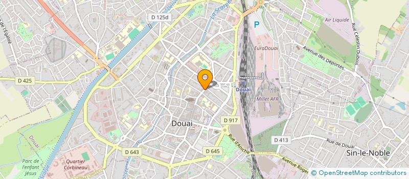 localisation de l'entreprise ZHIXI LIN à DOUAI