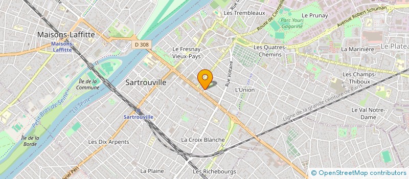 localisation de l'entreprise ZHIYUN à SARTROUVILLE