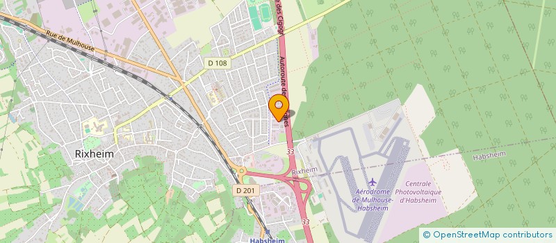 localisation de l'entreprise ZHK IMMOBILIER  RIXHEIM