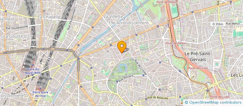 localisation de l'entreprise ZHK INVEST  PARIS