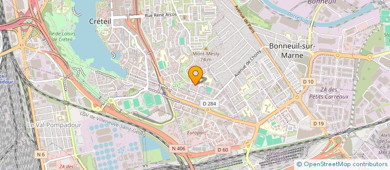 localisation de l'entreprise ZHN RENOV  CRETEIL