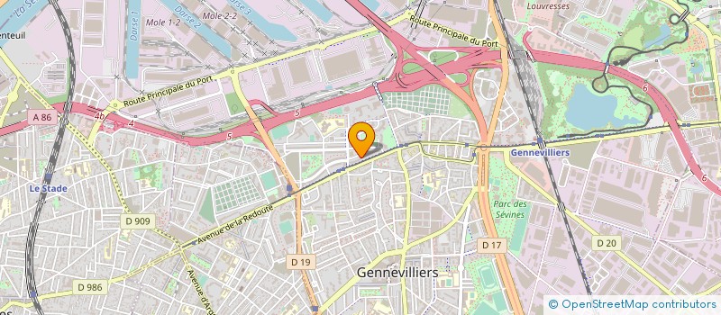 localisation de l'entreprise ZHONG GUO A GENNEVILLIERS à GENNEVILLIERS