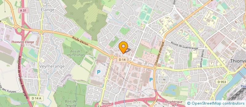 localisation de l'entreprise ZHONG HUA  THIONVILLE