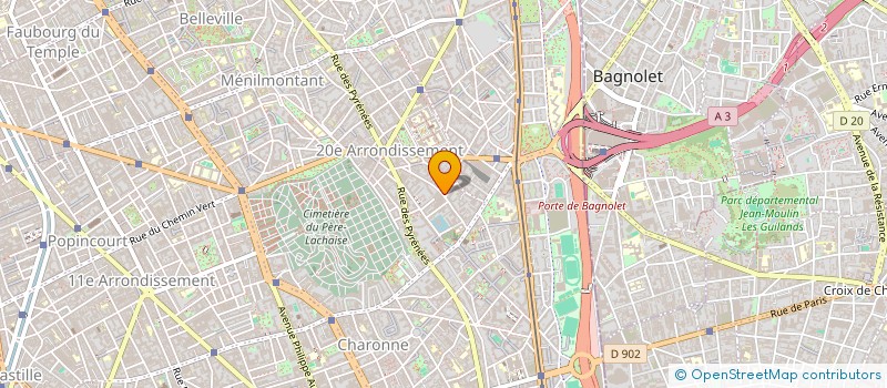 localisation de l'entreprise ZHONG MAO EUROPE  PARIS