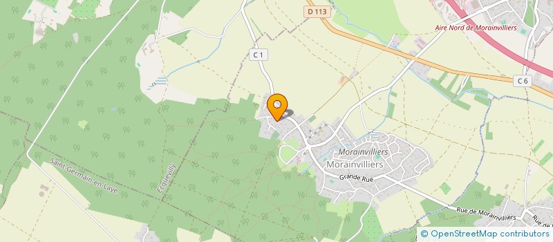 localisation de l'entreprise ZHONG QIN  MORAINVILLIERS