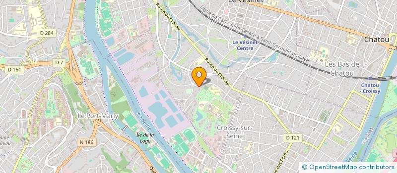 localisation de l'entreprise ZHONG XING IMMOBILIER  LE VESINET