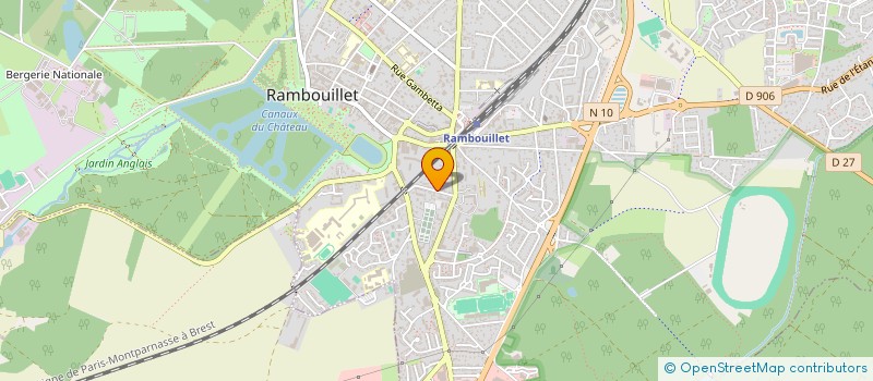 localisation de l'entreprise ZHOU  RAMBOUILLET