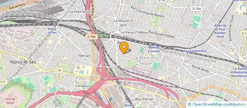 localisation de l'entreprise ZHOU BELFORT  BONDY