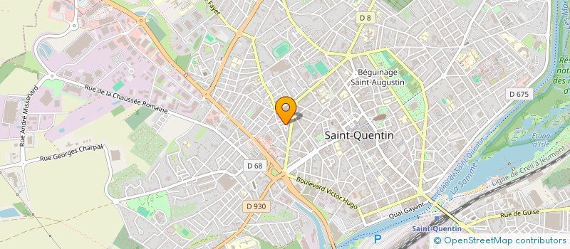 localisation de l'entreprise ZHOU INTERNATIONAL à SAINT-QUENTIN
