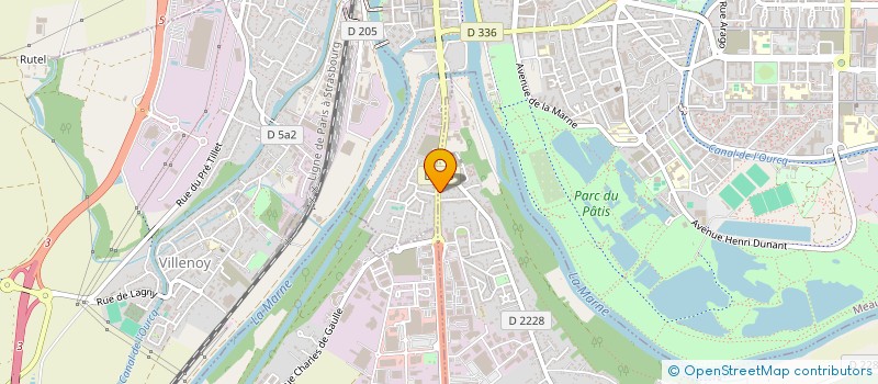 localisation de l'entreprise ZHOU & LI à NANTEUIL-LES-MEAUX